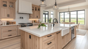 Wood effect and vaneered cabinets