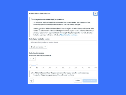 1%–10% Audience Scale