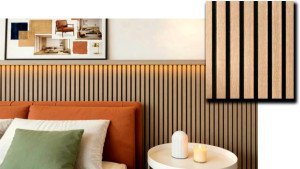 Slatted Bedroom Panelling