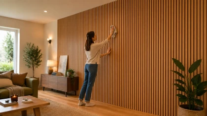 Dry wall panels immediately