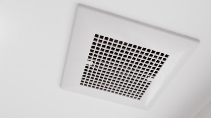 Bathroom panel ventilation