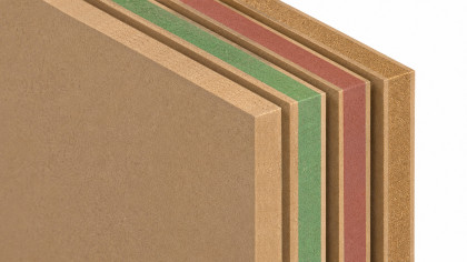 Different MEDITE MDF boards.