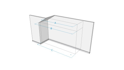 Measure the Width of an Angled Opening