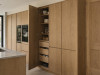 Veneered MDF Kitchen Cabinets and Wardrobes.