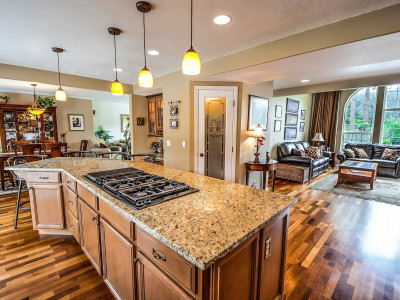 Example of open plan kitchen