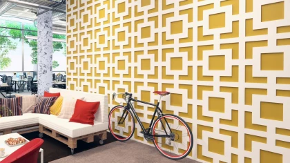 A complete wall panel cut using the CNC cutting service