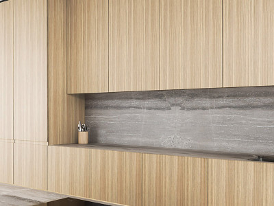 Quarter cut slip matched oak