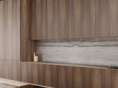 Crown cut reverse slip matched walnut