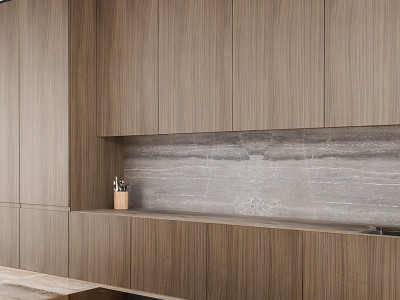 Quarter cut reverse slip matched walnut