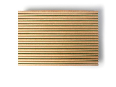 Ribbed wall panel MDF